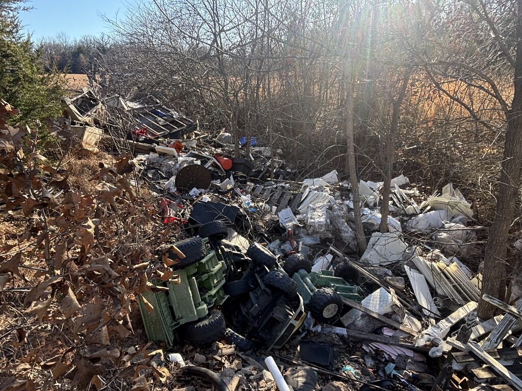 illegal dump site cleanup in Oklahoma City OK
